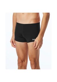 Spodenki pływackie męskie TYR Square Leg Swimsuit - Solid. Kolor: czarny