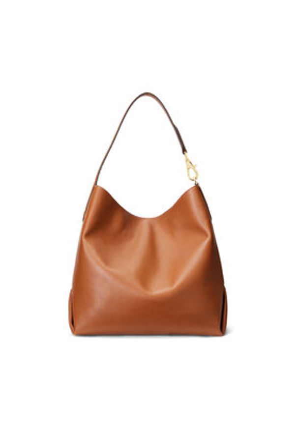 Lauren Ralph Lauren Torebka 431917308001 Brązowy. Kolor: brązowy. Materiał: skórzane