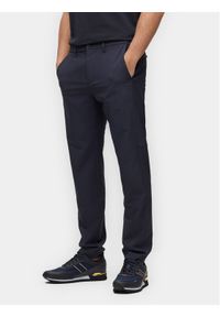 BOSS - Boss Chinosy T_Commuter 50495497 Granatowy Slim Fit. Kolor: niebieski. Materiał: syntetyk