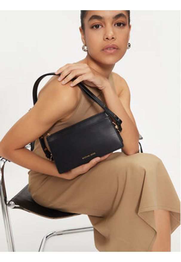 MICHAEL Michael Kors Torebka 32H3G8EC7L Czarny. Kolor: czarny. Materiał: skórzane