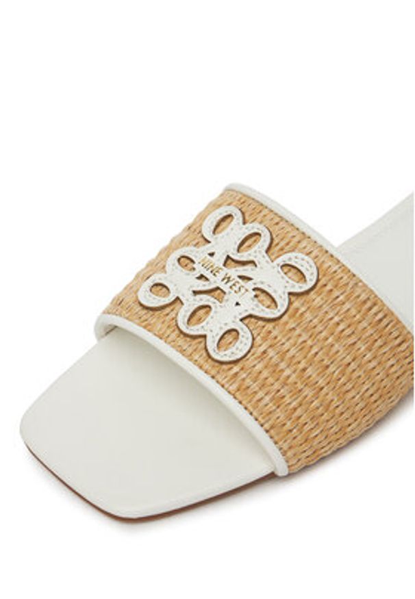 Nine West Klapki SMRL393661 Beżowy. Kolor: beżowy. Materiał: syntetyk