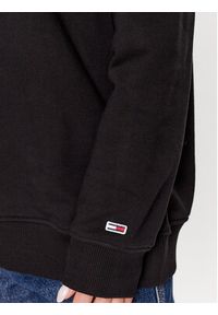 Tommy Jeans Bluza DW0DW16246 Czarny Oversize. Kolor: czarny. Materiał: bawełna