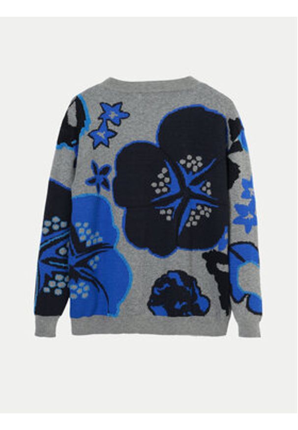 Desigual Sweter Niagara 24WWJF32 Kolorowy Regular Fit. Materiał: syntetyk, wiskoza. Wzór: kolorowy