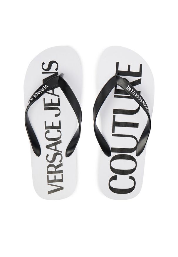 Japonki Versace Jeans Couture. Kolor: biały