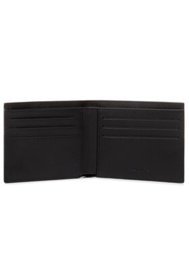 Lacoste Duży Portfel Męski Small Billfold NH1115FG Czarny. Kolor: czarny. Materiał: skóra