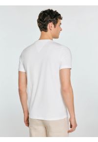 Big-Star - Koszulka męska z kieszonką biała Toms 100. Okazja: na co dzień. Kolor: biały. Materiał: dzianina, bawełna. Wzór: aplikacja. Styl: casual #2