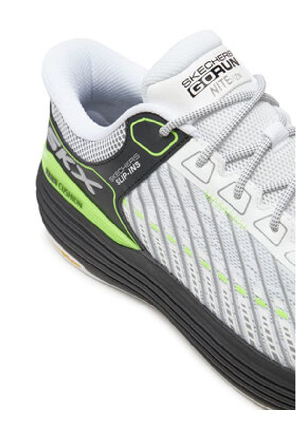 skechers - Skechers Buty do biegania Max Cushioning Suspension 220936 Biały. Kolor: biały. Materiał: materiał, mesh