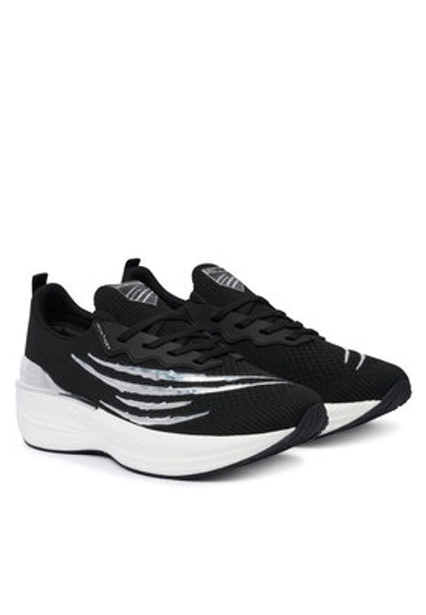 Plein Sport Sneakersy AAES USC0844 STE003N Czarny. Kolor: czarny. Materiał: materiał