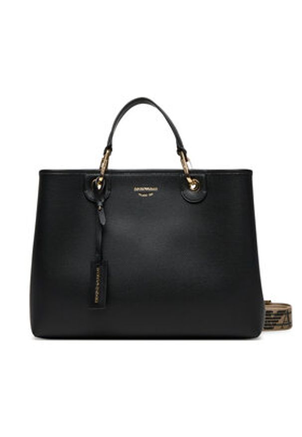 Emporio Armani Torebka EW000360 AF12103 MC032 Czarny. Kolor: czarny. Materiał: skórzane