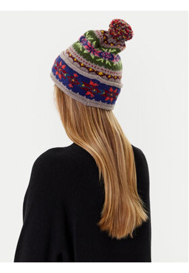 Polo Ralph Lauren Czapka 455981437001 Kolorowy. Materiał: wełna, materiał. Wzór: kolorowy