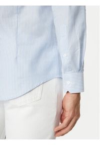 Michael Kors Koszula MK0DS01408 Błękitny Slim Fit. Kolor: niebieski. Materiał: bawełna #4