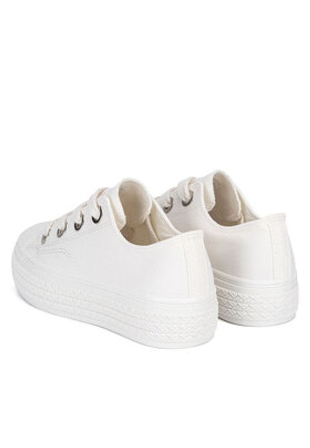 Jenny Fairy Trampki WFA2916-1 Biały. Kolor: biały. Materiał: materiał