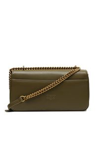 Pinko Torebka Cupido Baguette . AI 23-24 PLTT 101750 A0Q0 Khaki. Kolor: brązowy. Materiał: skórzane