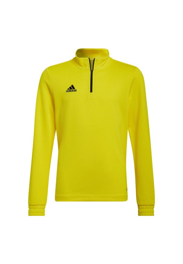 Adidas - Bluza piłkarska dla dzieci adidas Entrada 22 Training Top. Kolor: żółty. Materiał: poliester. Sport: piłka nożna