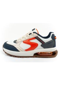 skechers - Buty sneakersy sportowe dziecięce Skechers SKX-167. Kolor: biały, wielokolorowy. Materiał: skóra ekologiczna, tkanina. Szerokość cholewki: normalna