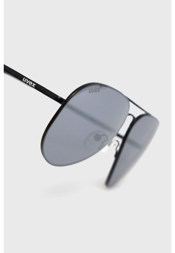 Uvex - Okulary przeciwsłoneczne Lgl 45. Kolor: czarny