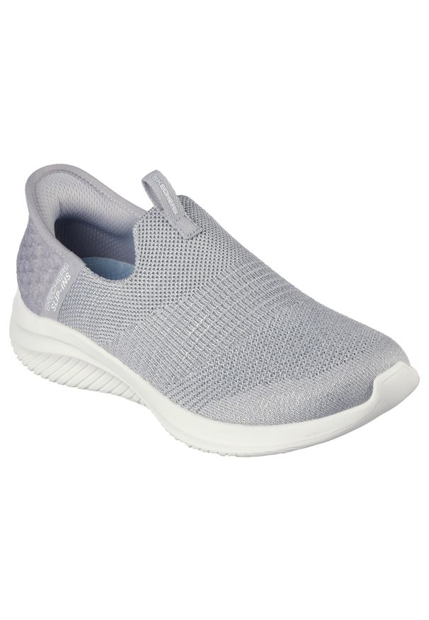 skechers - Buty Sportowe Skechers Ultra Flex 3.0 Damskie. Kolor: szary. Materiał: tkanina. Model: Skechers Sport. Sport: turystyka piesza