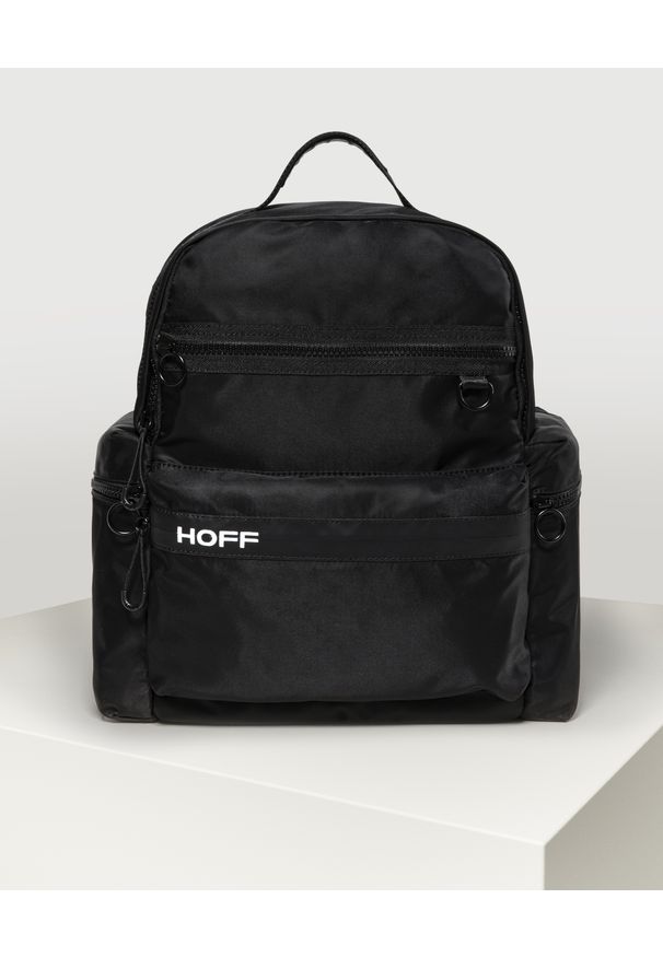 HOFF - Czarny plecak wodoodporny North. Kolor: czarny. Materiał: nylon, materiał