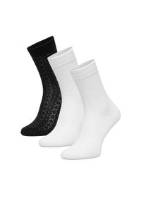 Nine West Skarpety CEO_BR_NW_25077_W_AW25 (3 PACK) Biały. Kolor: biały. Materiał: materiał, bawełna