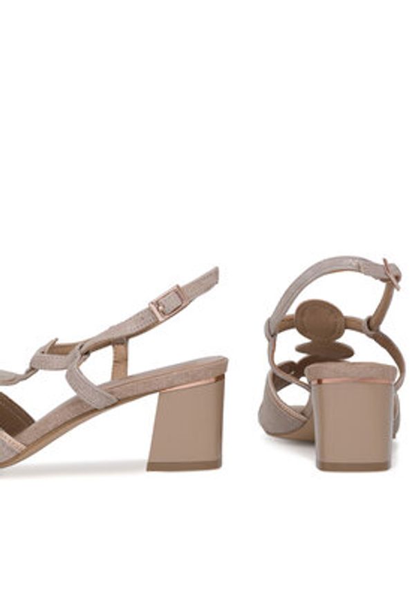 Lasocki Sandały WYL3454-7Z Beżowy. Kolor: beżowy. Materiał: skóra