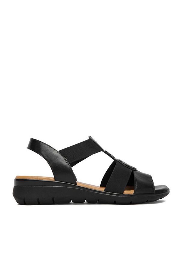 Go Soft Sandały CEO-WI16-INES-07 Czarny. Kolor: czarny. Materiał: skóra