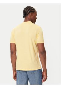 Calvin Klein Jeans T-Shirt Center Monogram LV04RC857G Żółty Regular Fit. Kolor: żółty. Materiał: bawełna #3