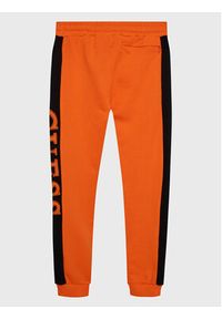 Guess Spodnie dresowe N3RQ12 KA6R3 Pomarańczowy Regular Fit. Kolor: pomarańczowy. Materiał: bawełna #3