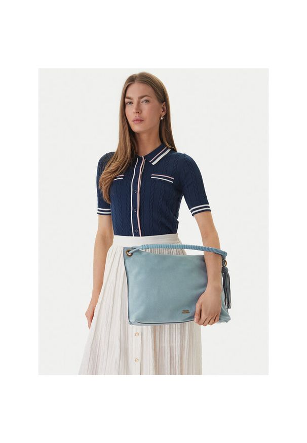 TOMMY HILFIGER - Torebka Tommy Hilfiger. Kolor: niebieski