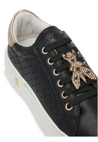 Patrizia Pepe Sneakersy PPJ306 31 Czarny. Kolor: czarny. Materiał: skóra #6
