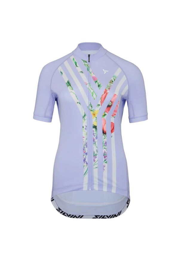 Damski jersey Silvini Calnia. Kolor: wielokolorowy, fioletowy, biały. Materiał: jersey