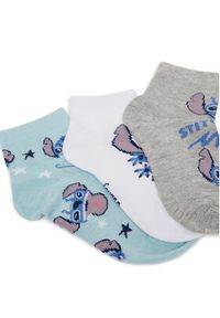 Disney Classics Skarpety długie ACCCS-SS25-349DCLS(3-PACK) Biały. Kolor: biały. Materiał: bawełna. Wzór: motyw z bajki #2