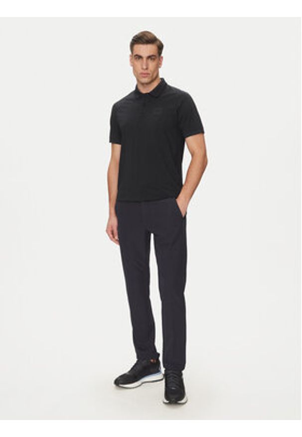 BOSS Polo 50538176 Granatowy Regular Fit. Typ kołnierza: polo. Kolor: niebieski. Materiał: bawełna