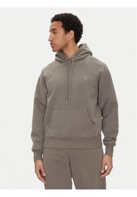 AMI PARIS - AMI Paris Bluza USW274.747 Khaki Regular Fit. Kolor: brązowy. Materiał: bawełna #1