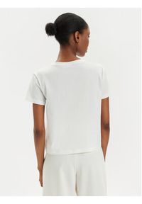 Sisley T-Shirt 3I1XL101S Biały Boxy Fit. Kolor: biały. Materiał: bawełna