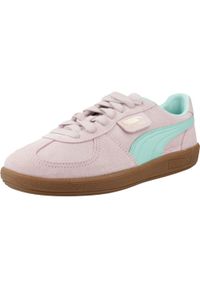 Buty do chodzenia damskie Puma 23 Palermo. Kolor: beżowy, wielokolorowy, różowy, niebieski. Materiał: skóra. Szerokość cholewki: normalna. Sport: turystyka piesza