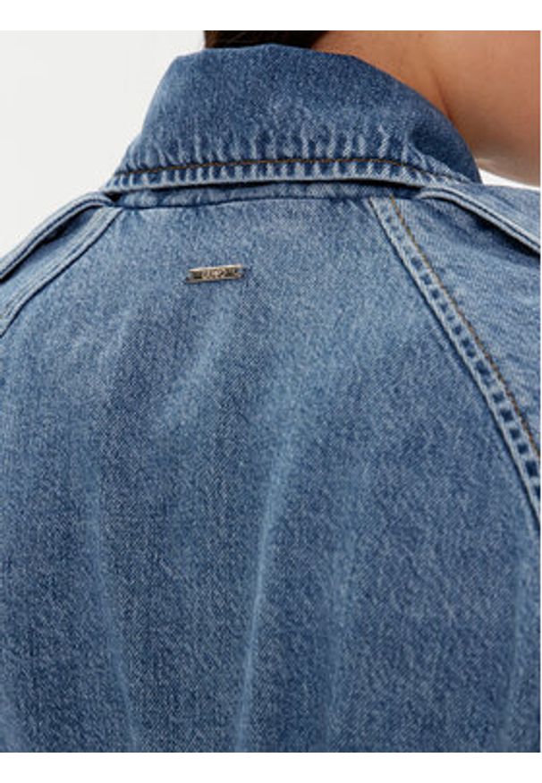 Liu Jo Kurtka jeansowa UA4233 DS059 Niebieski Regular Fit. Kolor: niebieski. Materiał: bawełna, jeans
