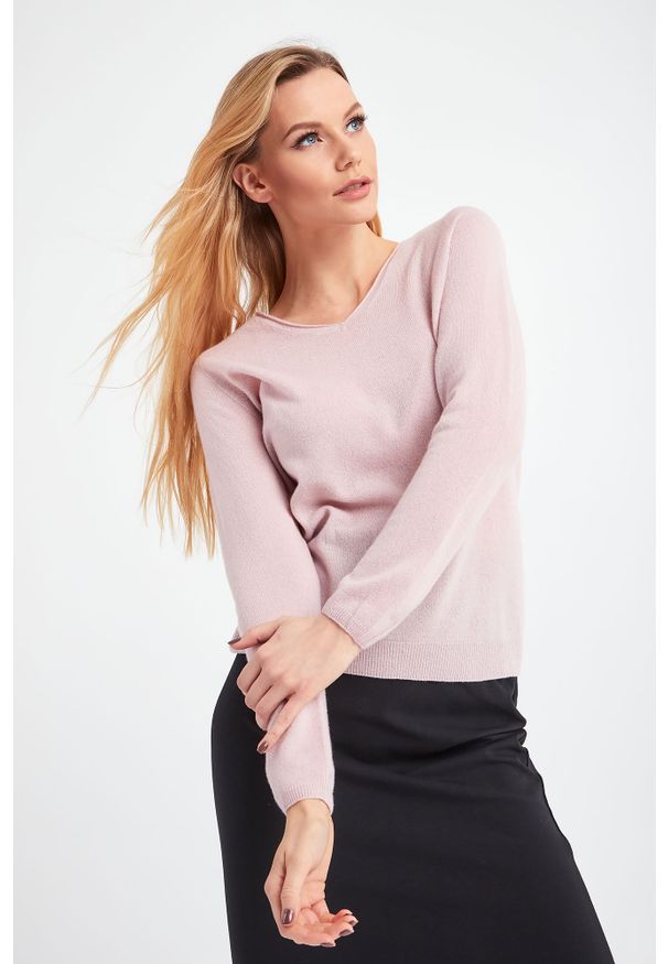 Max Mara Leisure - SWETER SMIRNE MAX MARA LEISURE. Materiał: wełna, materiał, kaszmir. Długość rękawa: długi rękaw. Długość: długie