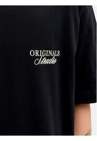 Jack & Jones T-Shirt Norrebro Typo 12282898 Czarny Regular Fit. Kolor: czarny. Materiał: bawełna #6