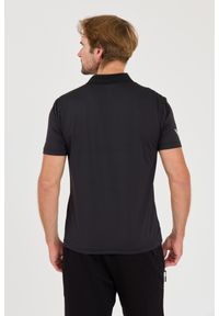 EA7 Emporio Armani - EA7 Czarna męska koszulka polo Ventus 7, Rozmiar XL. Typ kołnierza: polo. Kolor: czarny