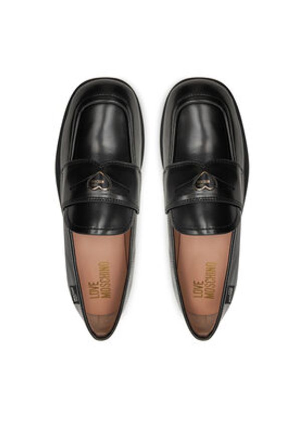 Love Moschino - LOVE MOSCHINO Lordsy JA10172G1LJD0000 Czarny. Kolor: czarny. Materiał: skóra