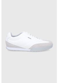 Hugo Buty Match kolor biały. Nosek buta: okrągły. Zapięcie: sznurówki. Kolor: biały