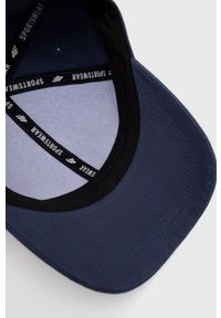 4f - 4F czapka gładka. Kolor: niebieski. Wzór: gładki #4