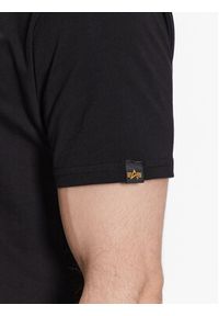 Alpha Industries T-Shirt Basic 118533 Czarny Regular Fit. Kolor: czarny. Materiał: bawełna #3