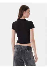 Hugo T-Shirt Baby 50510749 Czarny Slim Fit. Kolor: czarny. Materiał: bawełna #4