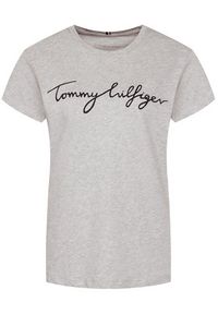 TOMMY HILFIGER - Tommy Hilfiger T-Shirt Heritage Graphic WW0WW24967 Szary Regular Fit. Kolor: szary. Materiał: bawełna #3