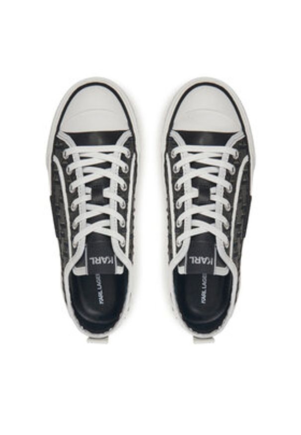 Karl Lagerfeld - KARL LAGERFELD Trampki Kampus Max III KL60615 Czarny. Kolor: czarny. Materiał: materiał