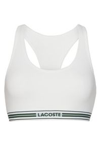 Lacoste Biustonosz top IF8167 Biały. Kolor: biały. Materiał: bawełna
