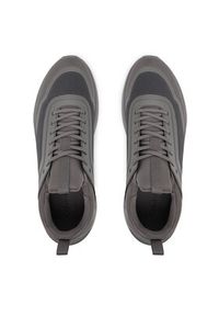 Calvin Klein Sneakersy Light Eva Run Lace Sock Mm HM0HM02164 Brązowy. Kolor: brązowy. Materiał: materiał. Sport: bieganie #5