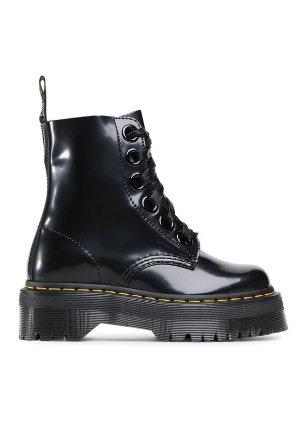 Dr. Martens Glany Molly 24861001 Czarny. Kolor: czarny. Materiał: skóra