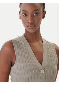 Guess Sukienka dzianinowa W6GK53 Z0658 Zielony Regular Fit. Kolor: zielony. Materiał: syntetyk #4